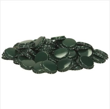 Tapa Corona 26mm Verde Musgo 100 unidades